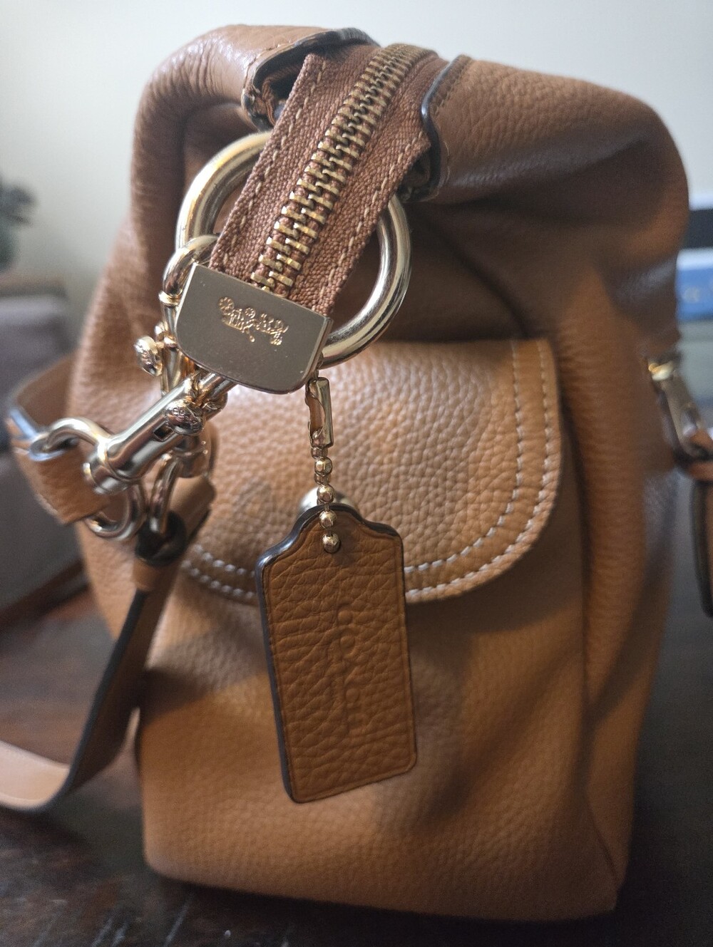 Coach Tan Leather Hobo - Picture 3 of 11